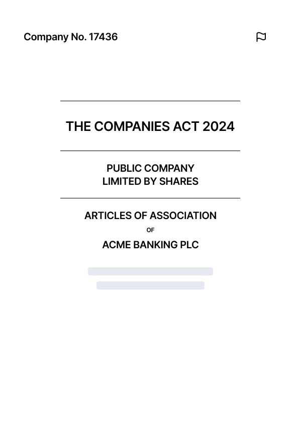 articles of association